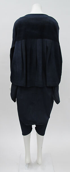 Ensemble, Comme des Garçons (Japanese, founded 1969), wool, cotton, Japanese