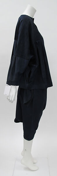Ensemble, Comme des Garçons (Japanese, founded 1969), wool, cotton, Japanese