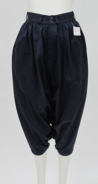 Ensemble, Comme des Garçons (Japanese, founded 1969), wool, cotton, Japanese