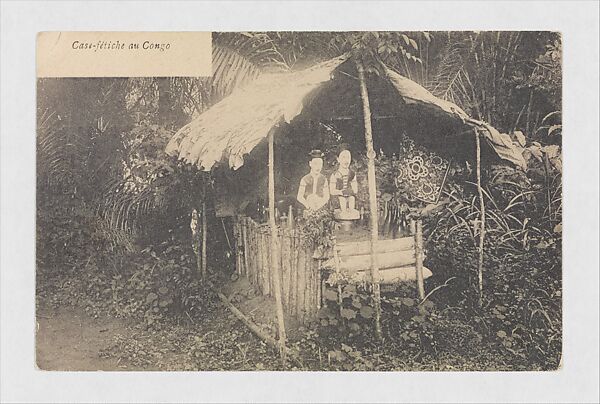 Ancestral Shrine (Nzo a Bakulu) for a Yombe Chief at Burial Site (Case-fétiche au Congo)