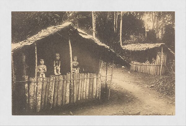 Ancestral Shrine (Nzo a Bakulu) for a Yombe Chief at Burial Site (Case-fétiche au Congo)