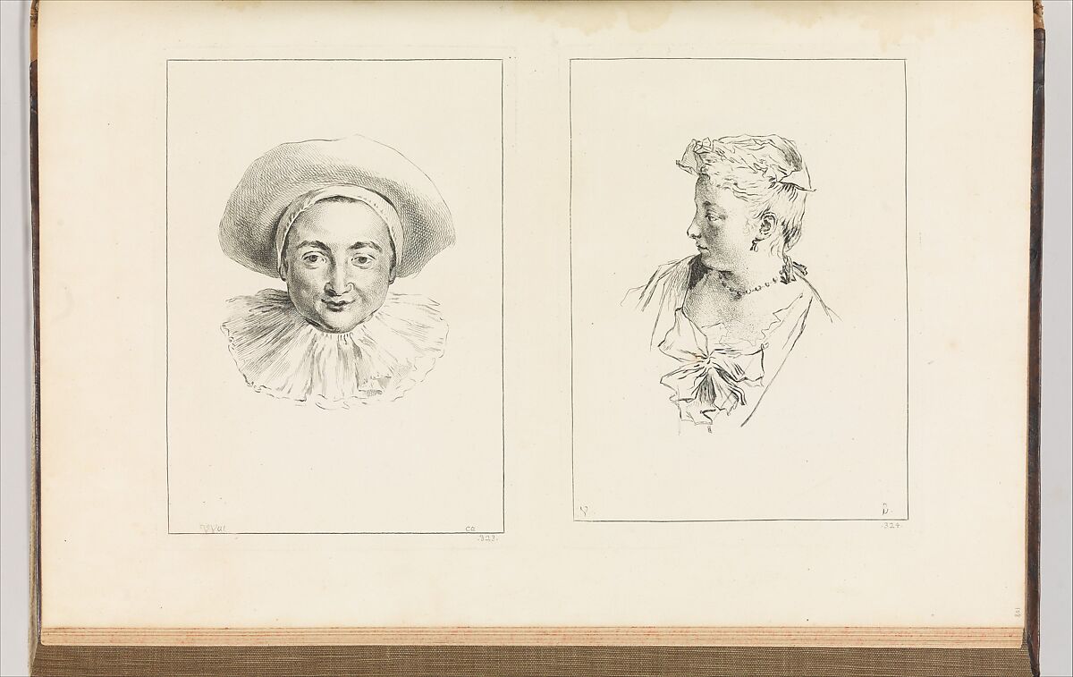 Antoine Watteau Figures de Differents caracteres de Paysages