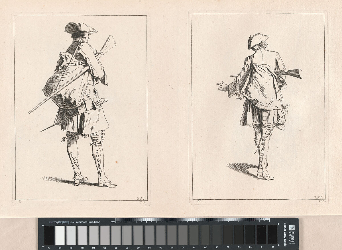 Figures de Differents caracteres, de Paysages . . .Volume II, Antoine Watteau (French, Valenciennes 1684–1721 Nogent-sur-Marne), Etching