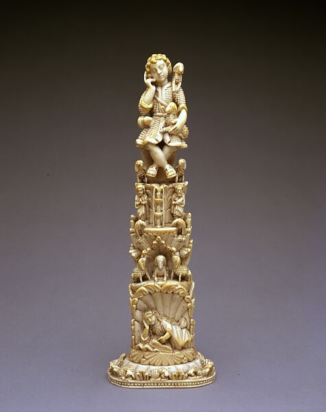 Christ Child as the Bom Pastor (Good Shepherd), Ivory; carved