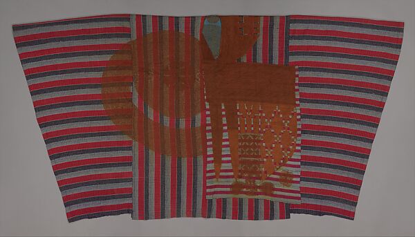 Ceremonial Robe (Agbada), Cotton, silk, Yoruba 