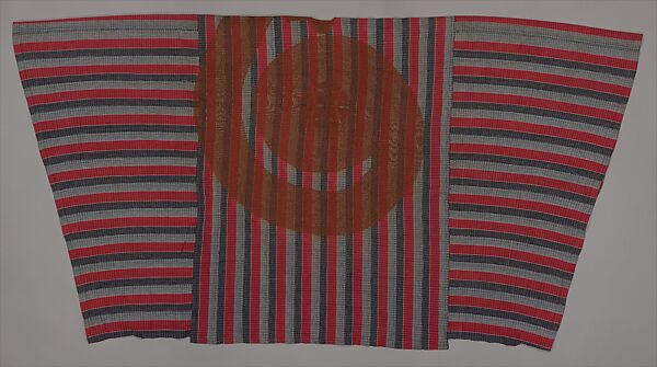 Agbádá (man’s ceremonial robe), Hausa, Nupe, and/or Yoruba artists, Cotton, silk, dye, Yoruba