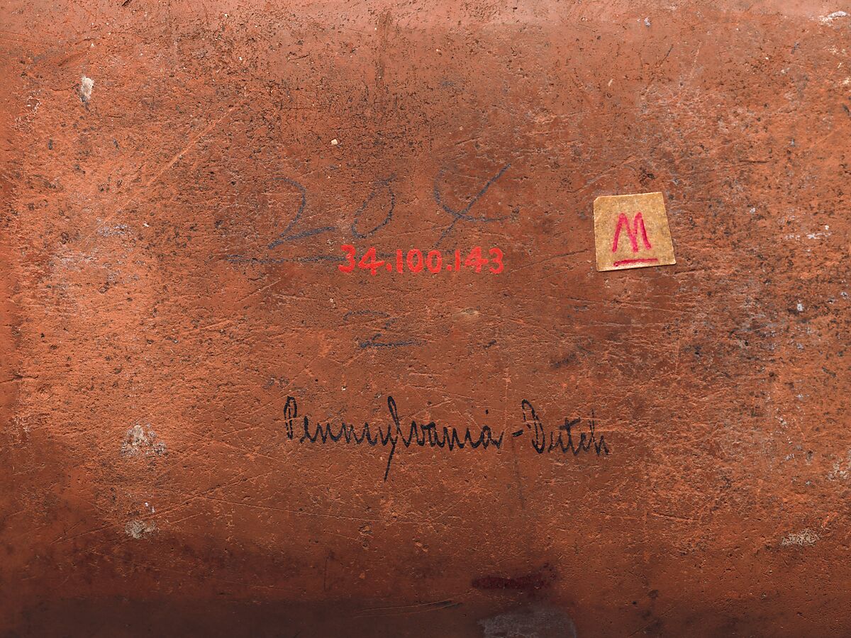 Dish, Earthenware; Redware, American