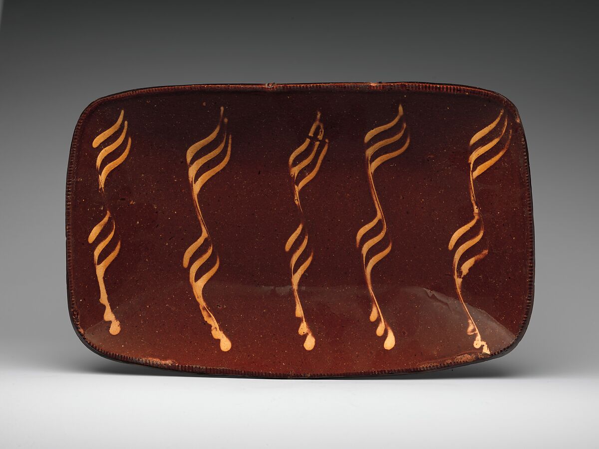 Platter, Earthenware; Redware, British 