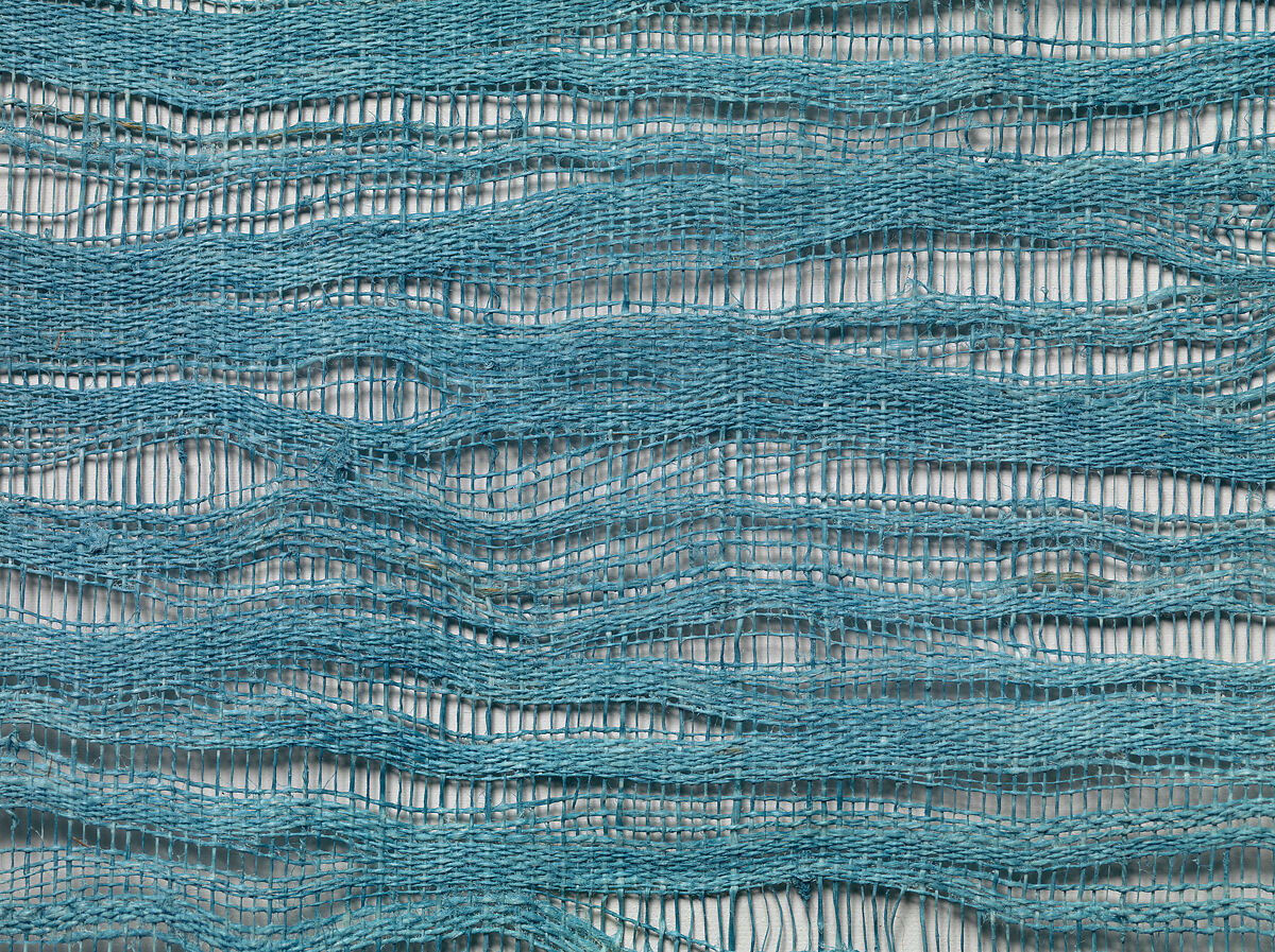 Noh Costume (Mizugoromo), Plain-weave bast fiber, ramie warp and hemp weft, Japan