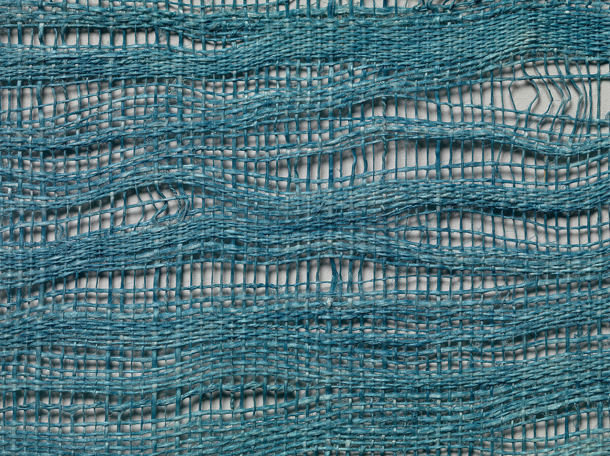 Noh Costume (Mizugoromo), Plain-weave bast fiber, ramie warp and hemp weft, Japan