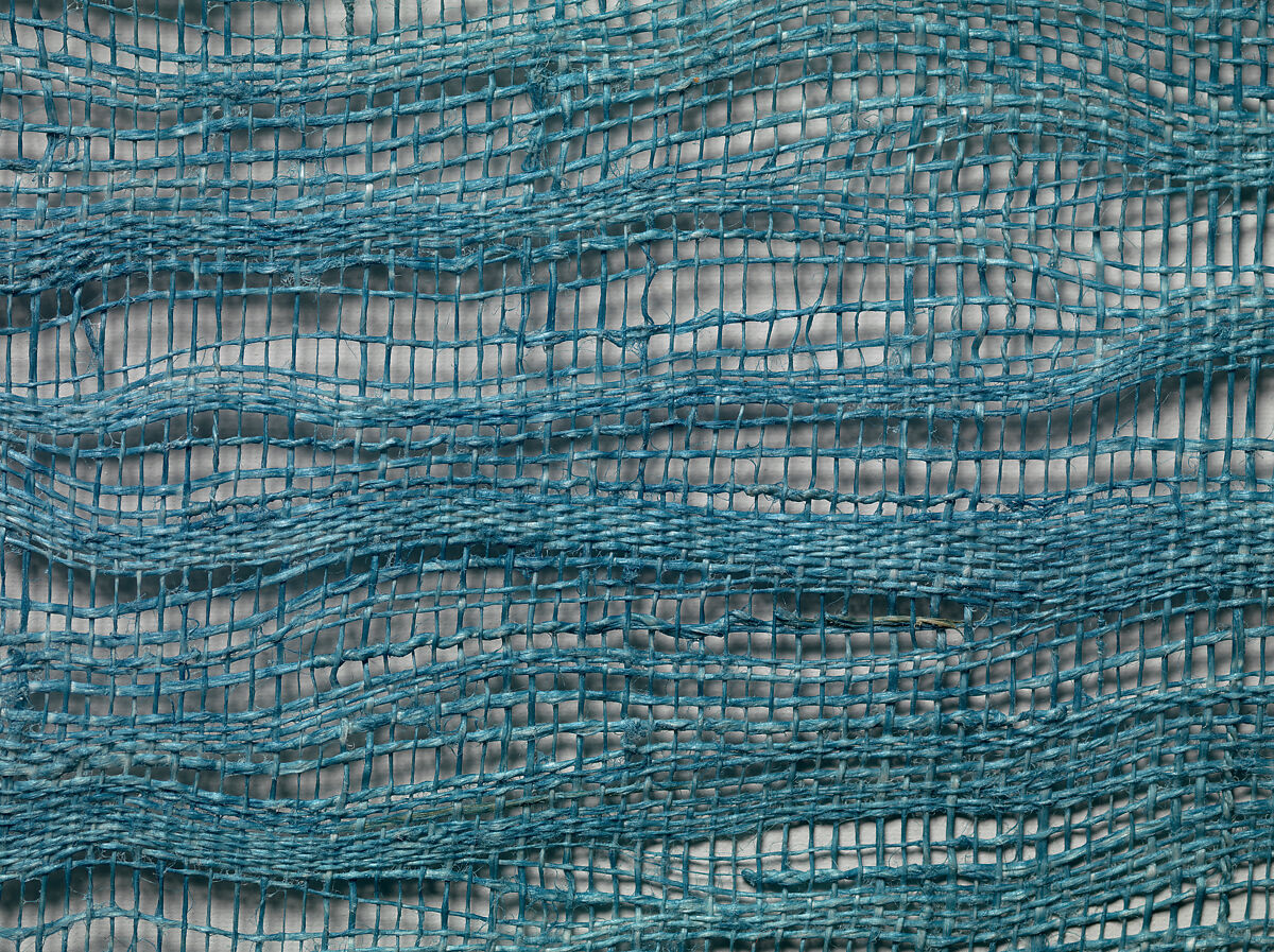 Noh Costume (Mizugoromo), Plain-weave bast fiber, ramie warp and hemp weft, Japan