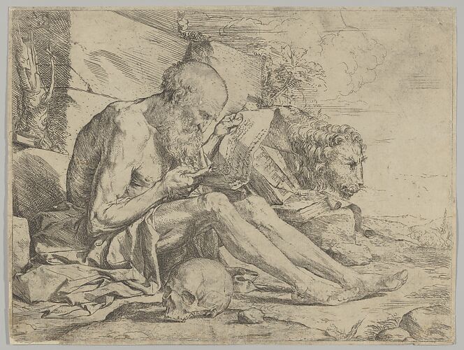 Saint Jerome Reading