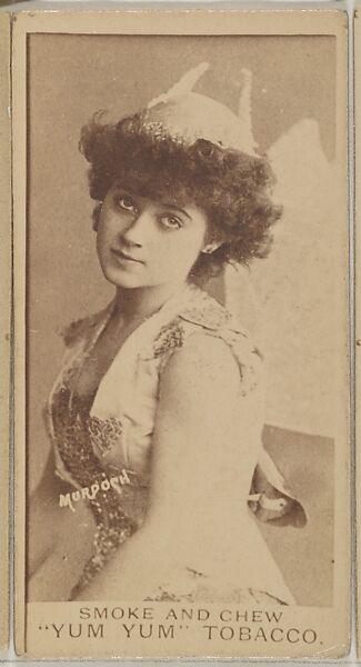 Daisy Murdoch from the Actresses series (N402) issued by Aug. Beck & Co. to promote Yum Yum Tobacco, Issued by August Beck &amp; Co., Albumen photograph 
