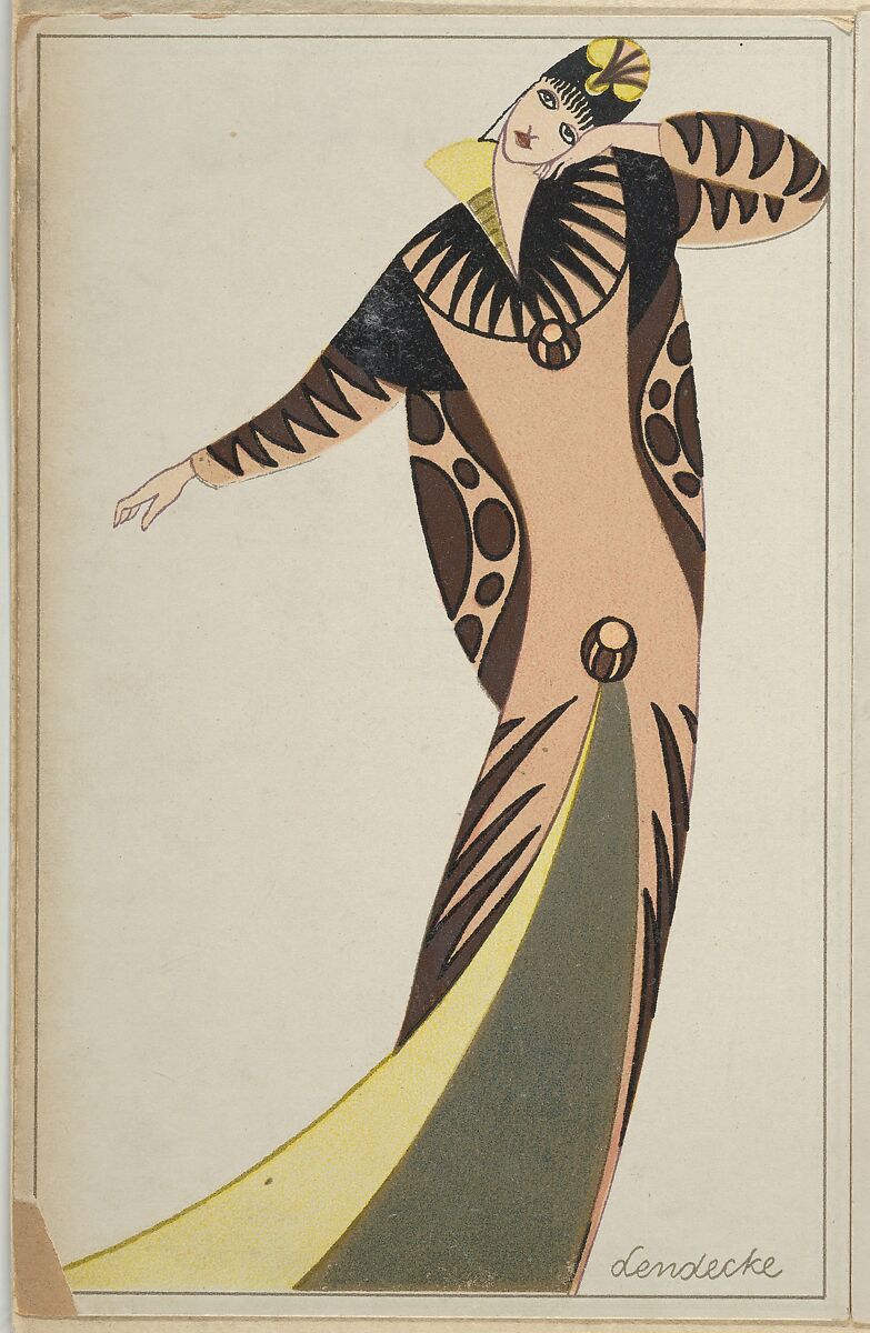 Fashion (Mode), Otto Friedr. Carl Lendecke (Austrian, Lemberg (Lviv) 1886–1918 Vienna), Color lithograph 