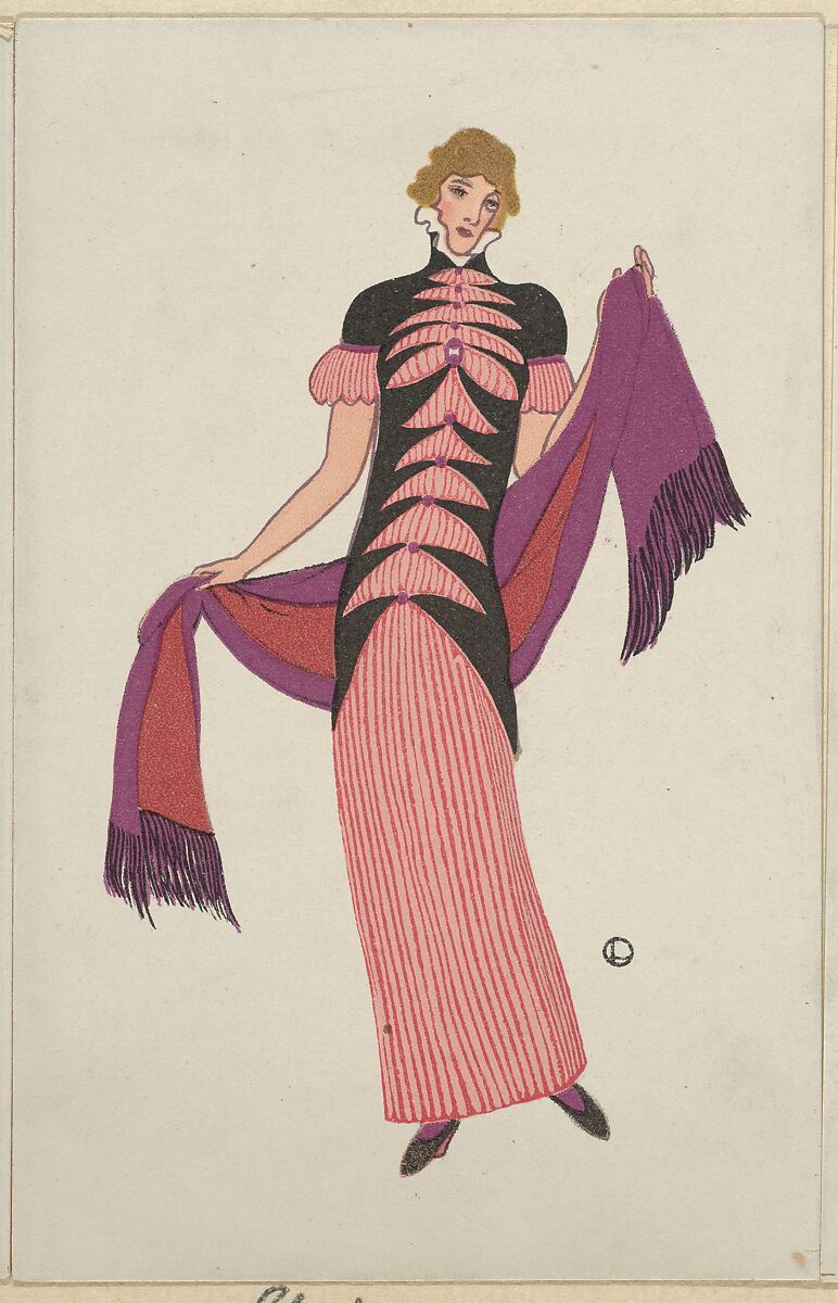Fashion (Mode), Otto Friedr. Carl Lendecke (Austrian, Lemberg (Lviv) 1886–1918 Vienna), Color lithograph 