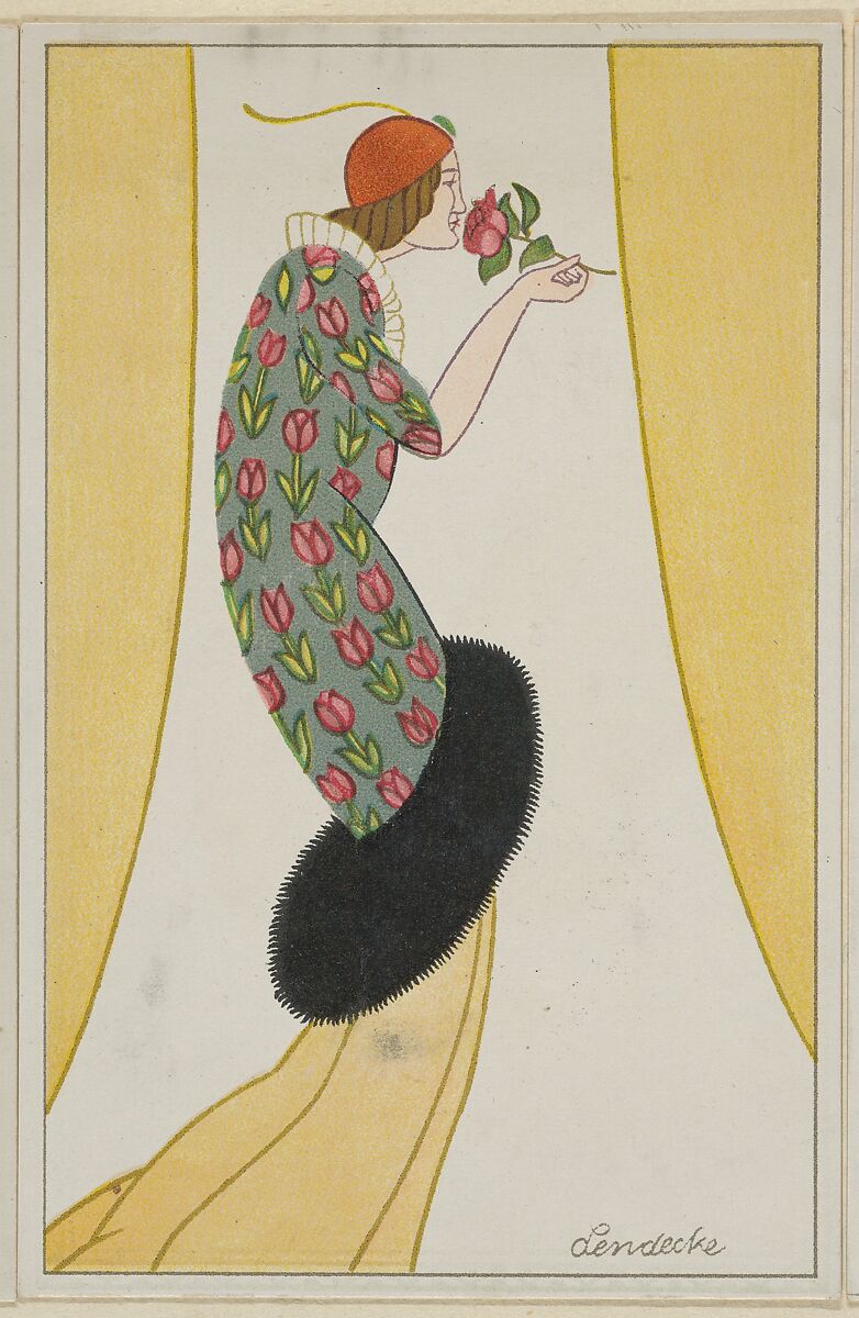 Fashion (Mode), Otto Friedr. Carl Lendecke (Austrian, Lemberg (Lviv) 1886–1918 Vienna), Color lithograph
