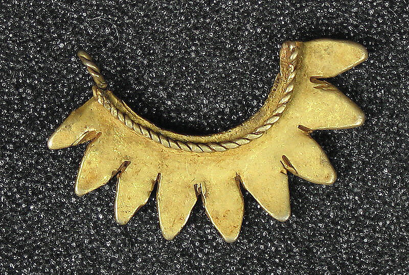Fragment of an Ornament, Gold, Indonesia (Central Java) 
