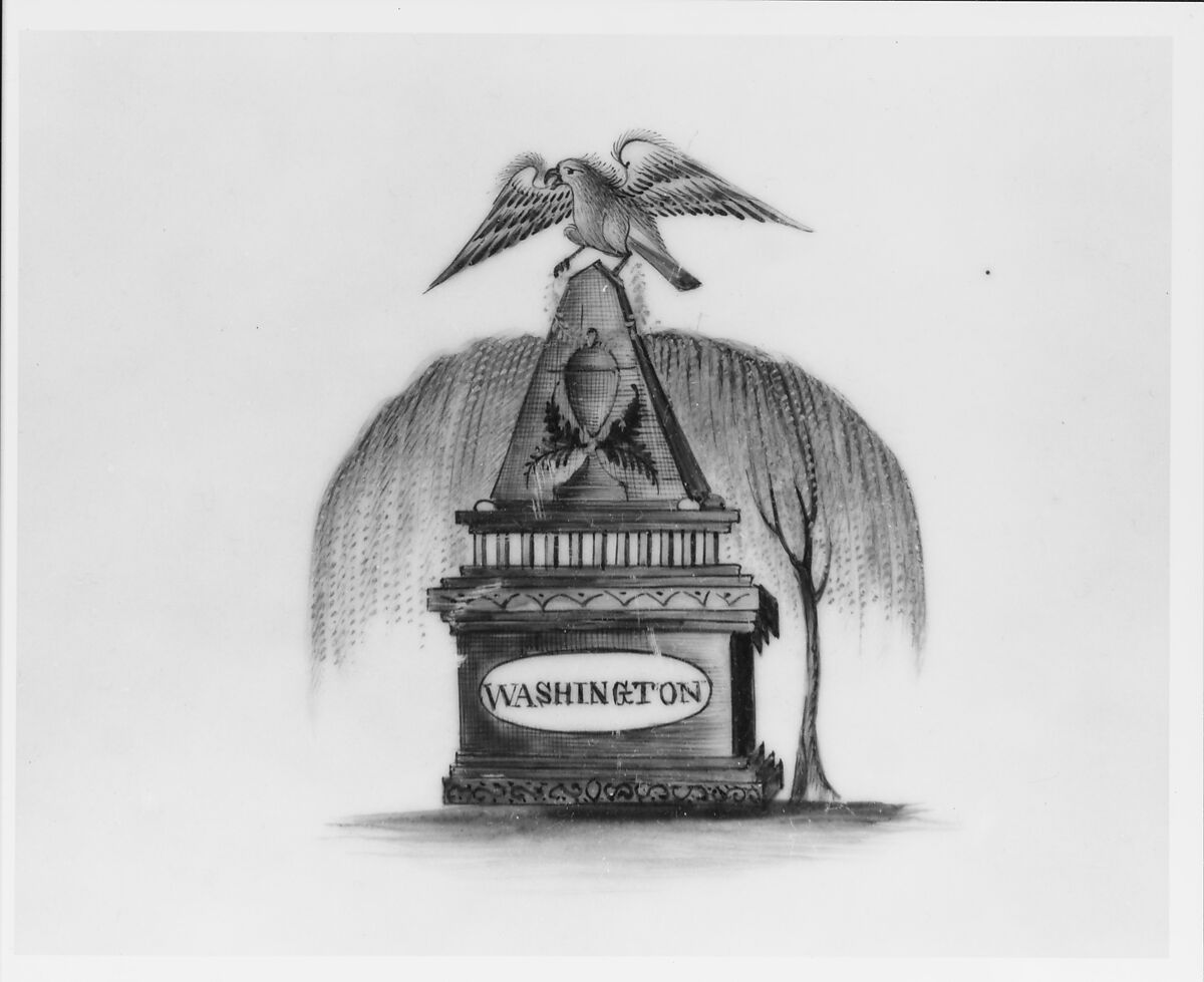 Platter, Porcelain, Chinese, for American market