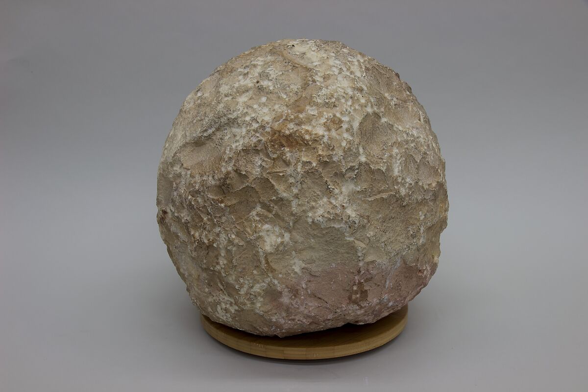 Catapult Projectile from Montfort (Starkenberg) Castle, Limestone, Kingdom of Jerusalem (near present-day ʻAkko, Israel)