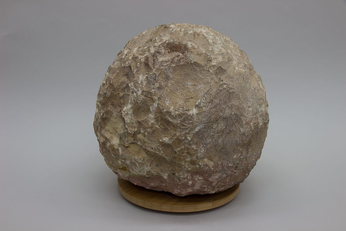 Catapult Projectile from Montfort (Starkenberg) Castle, Limestone, Kingdom of Jerusalem (near present-day ʻAkko, Israel)