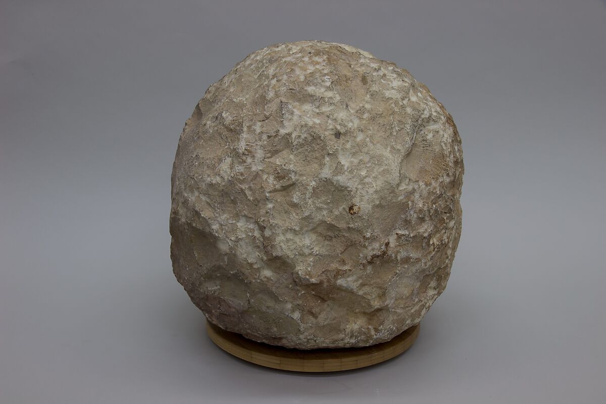 Catapult Projectile from Montfort (Starkenberg) Castle, Limestone, Kingdom of Jerusalem (near present-day ʻAkko, Israel)