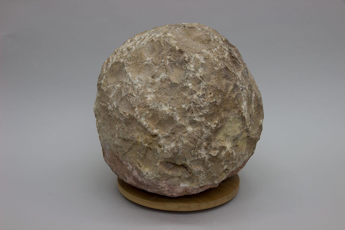 Catapult Projectile from Montfort (Starkenberg) Castle, Limestone, Kingdom of Jerusalem (near present-day ʻAkko, Israel)