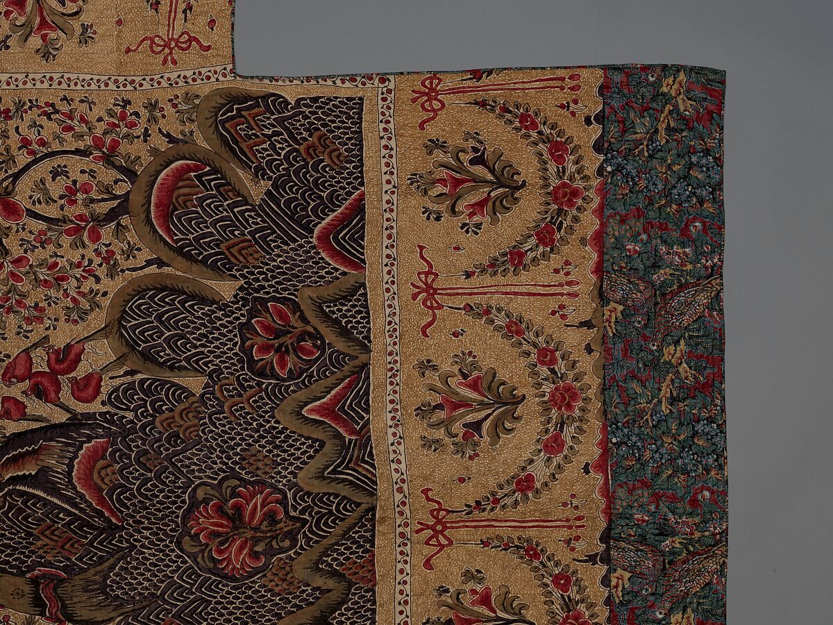 Palampore Tree of Life Quilt, cotton, American