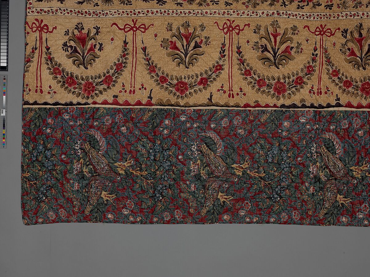 Palampore Tree of Life Quilt, cotton, American