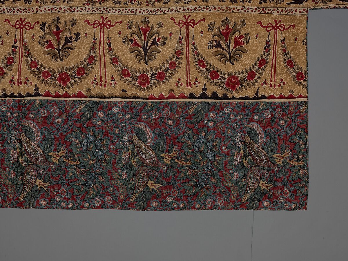 Palampore Tree of Life Quilt, cotton, American