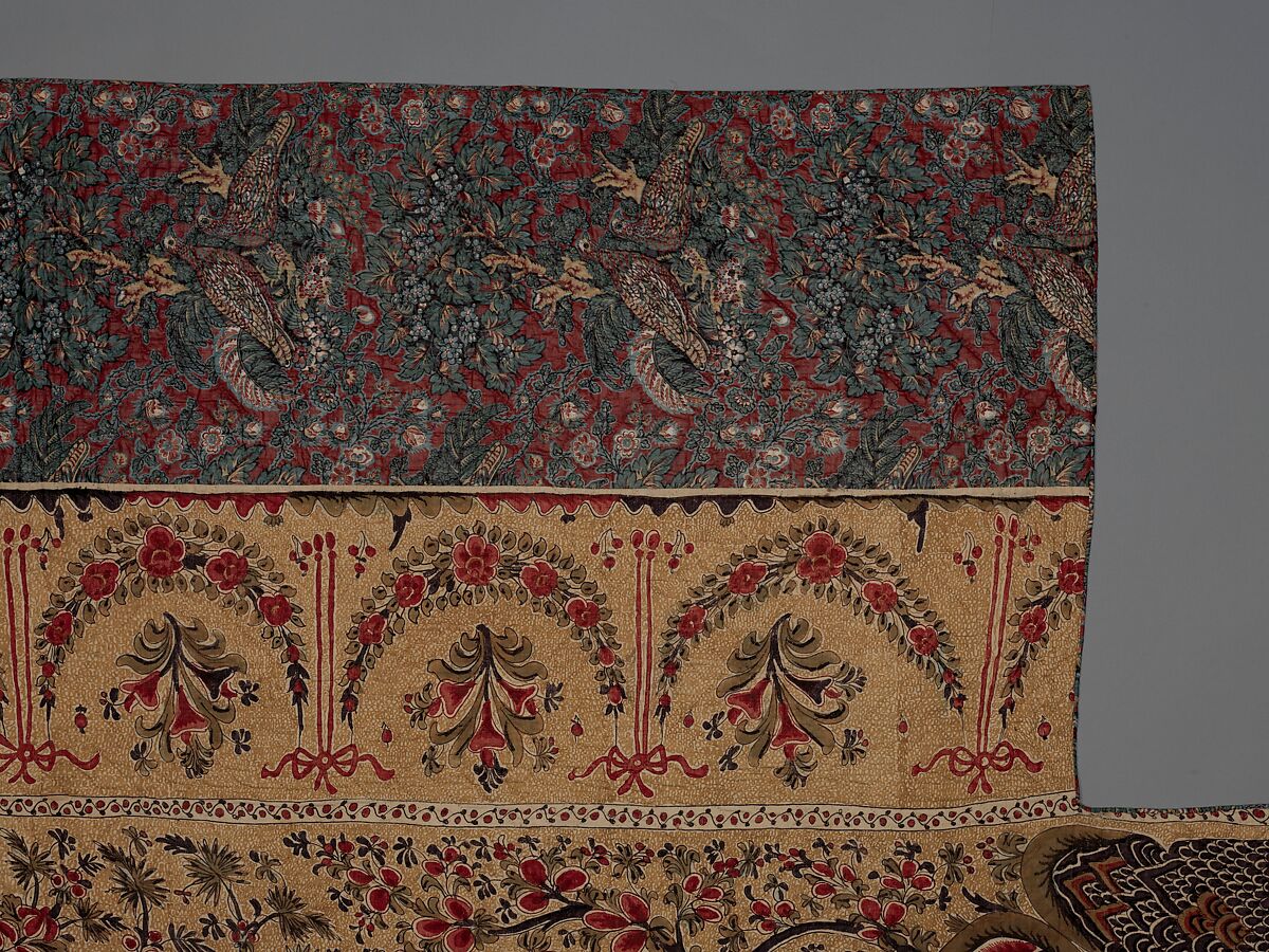 Palampore Tree of Life Quilt, cotton, American