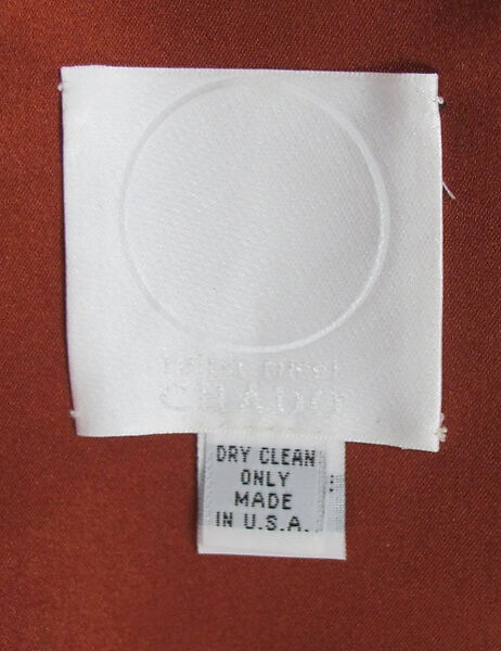 Ensemble, Ralph Rucci (American, born 1957), silk, metal, American