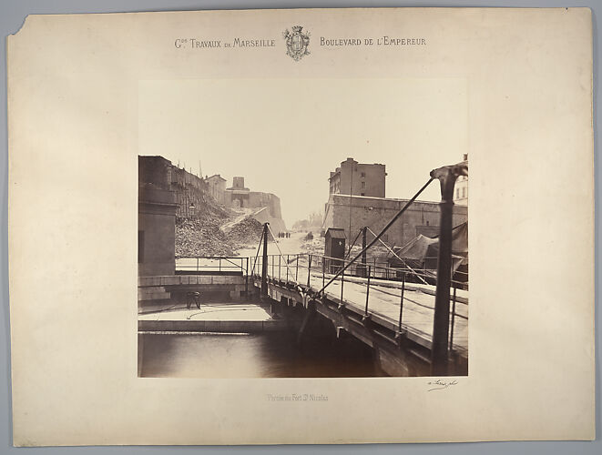 Grands Travaux de Marseille, Boulevard de l'Empereur, Percée du Fort St. Nicolas