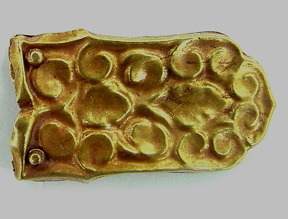 Belt fitting, Gold, Northwest China/Eastern Central Asia 