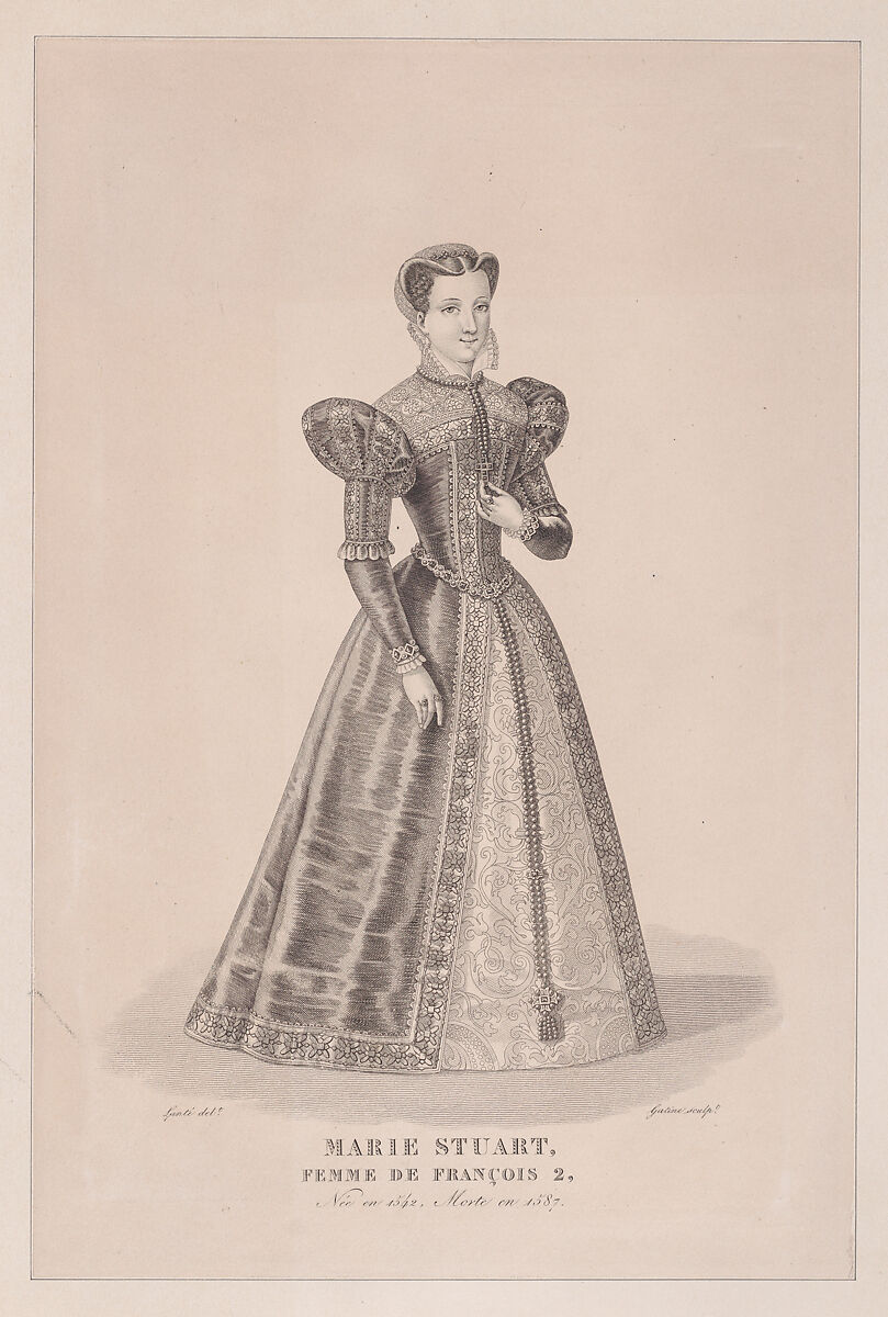 Mary, Queen of Scots, Georges Jacques Gatine (French, Caen, ca. 1773–after 1841), Engraving 