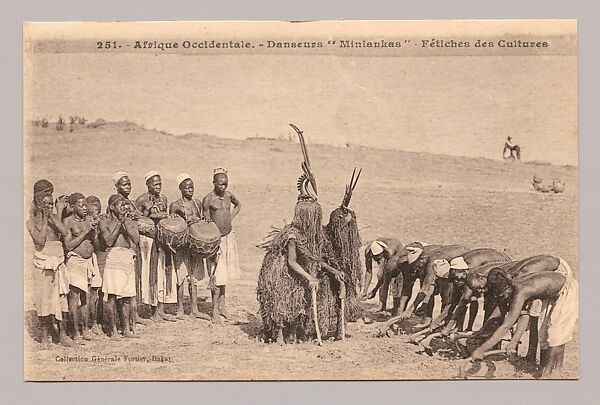 Afrique Occidentale- Danseurs "Miniankas"- Fétiches des Cultures, François-Edmond Fortier (French, Celles-sur-Plaine 1862–1928 Dakar), photomechanical print 
