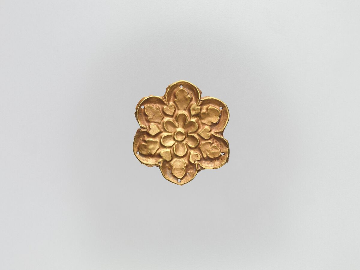 Flower-Shaped Clothing Plaque | China (Xinjiang Autonomous Region ...