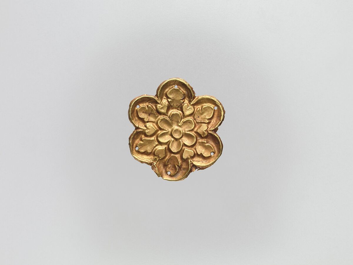 Flower-Shaped Clothing Plaque | China (Xinjiang Autonomous Region ...