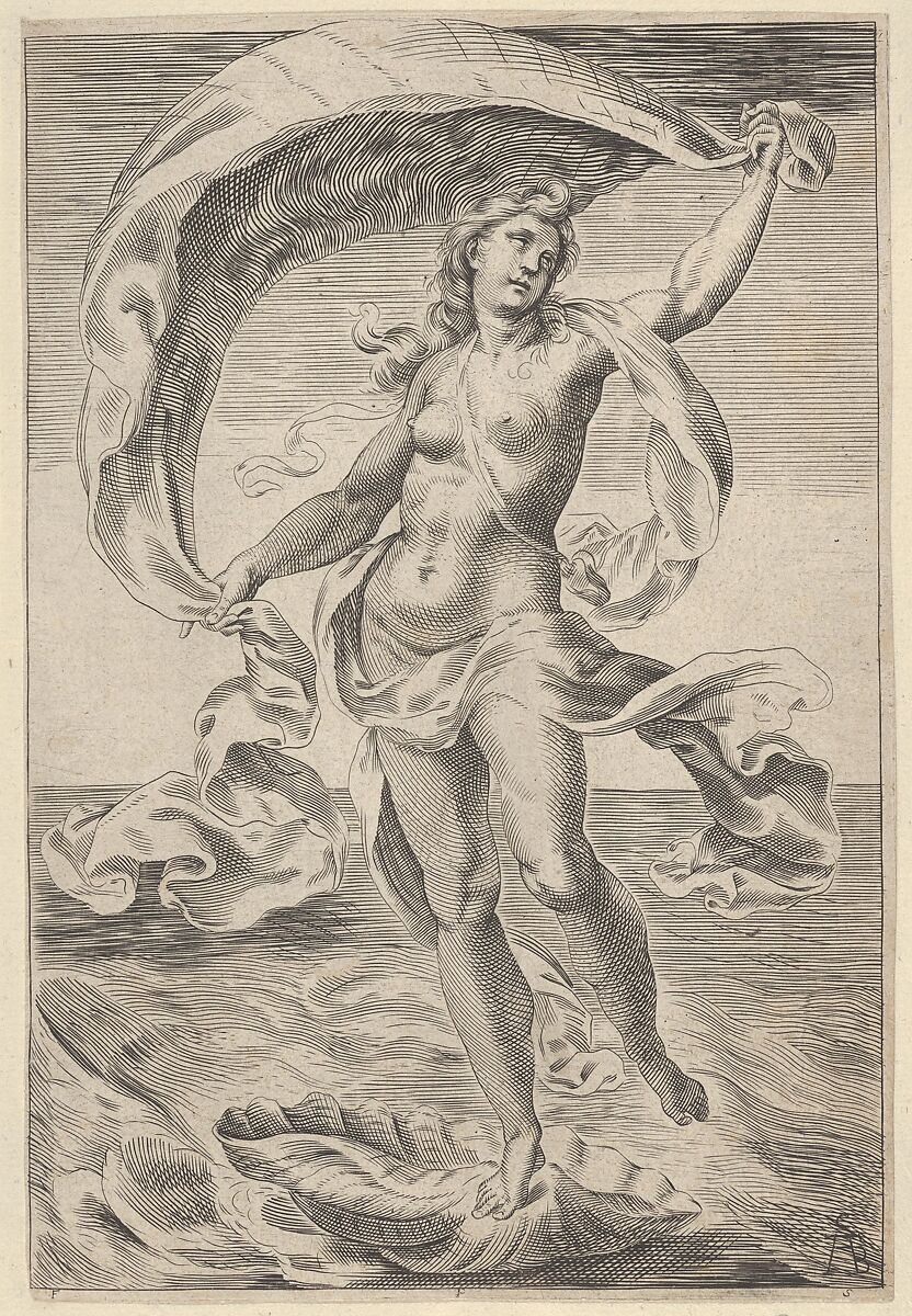 Cherubino Alberti Zaccaria Mattia Venus on a half shell