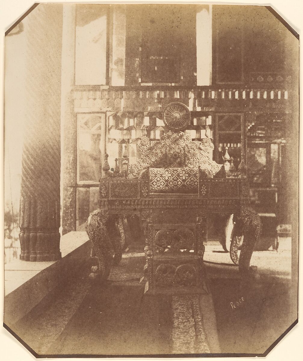 [Golestan, The Peacock Throne, Teheran, Iran] (Takht-I Taous), Luigi Pesce (Italian, 1818–1891) 