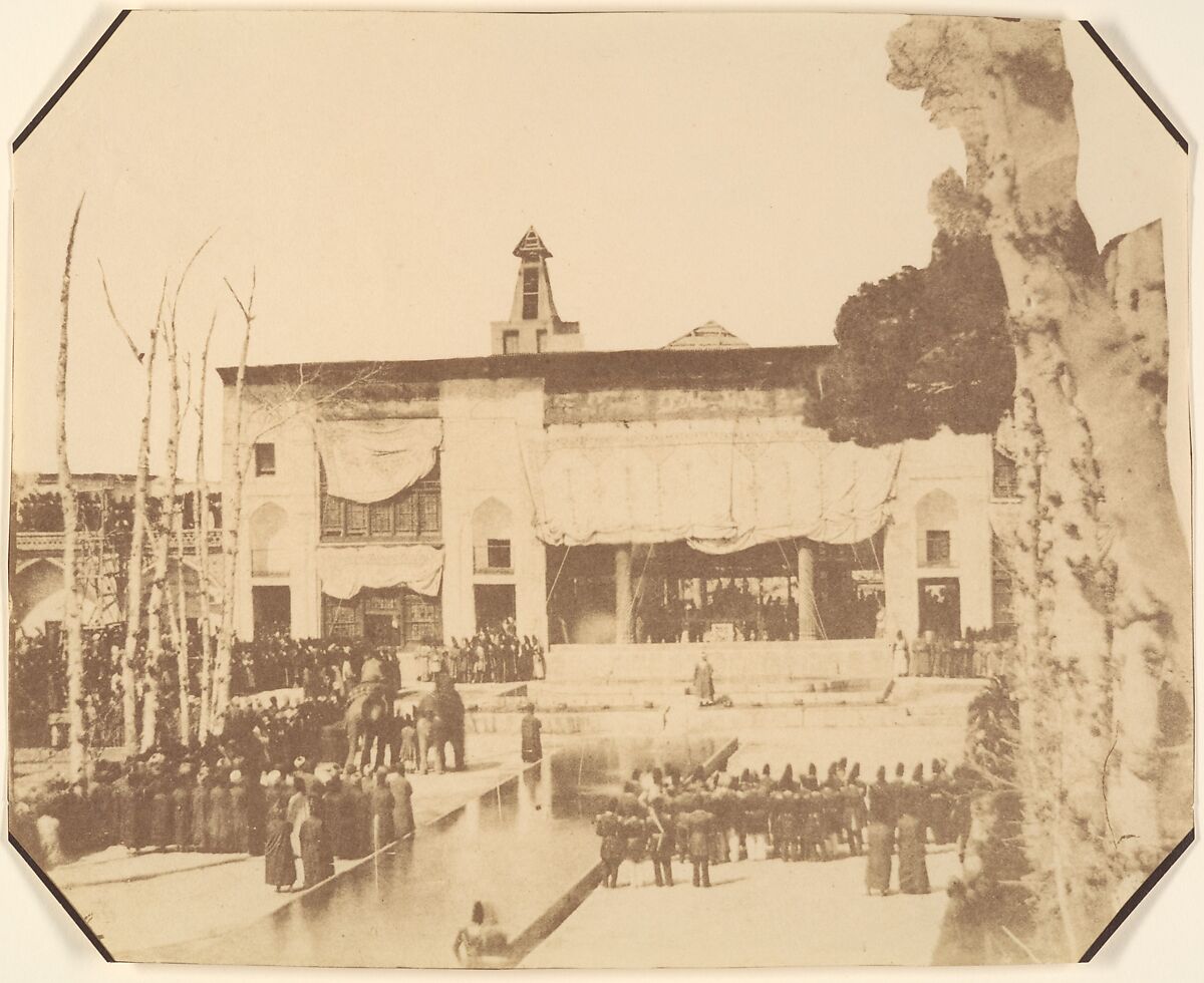 [Golestan, Le Salon et Fete de l'equinode, Teheran, Iran (le Pavillion du Trone)], Possibly by Luigi Pesce (Italian, 1818–1891) 