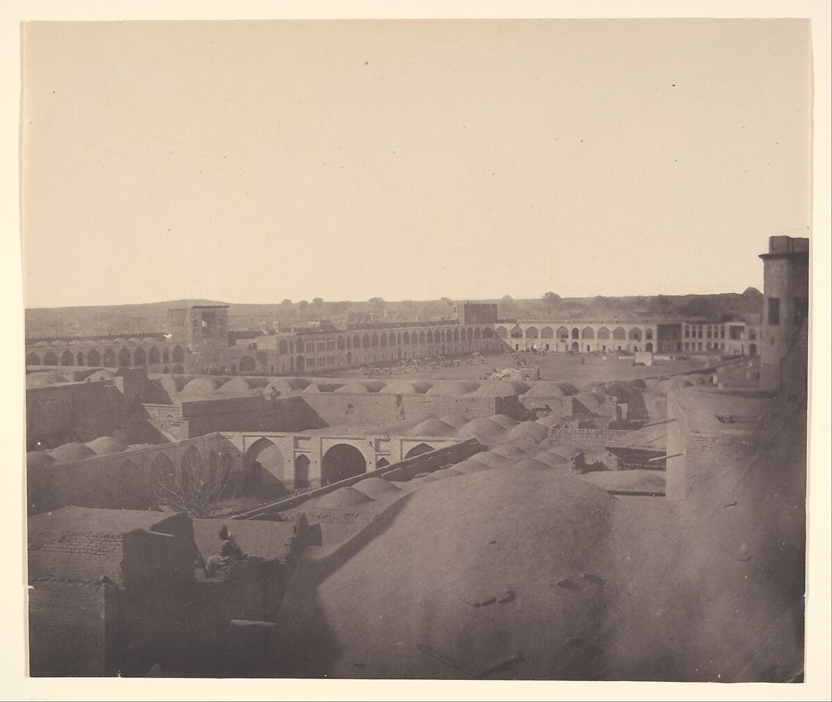 [Plaza of Canons, Teheran, Iran] (Maydan-i Top-khaneh), Possibly by Luigi Pesce (Italian, 1818–1891) 