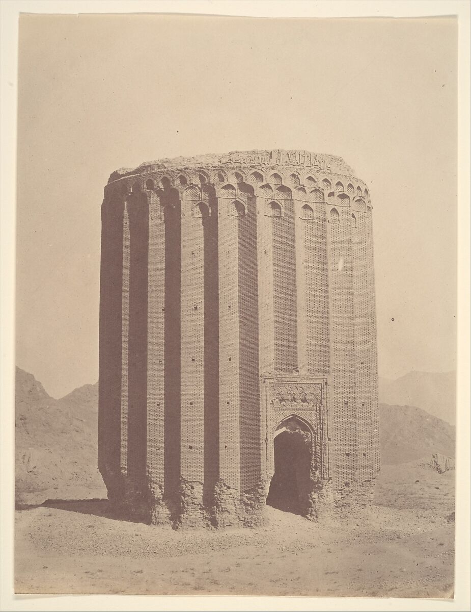 [RAYY, Tower of Toghrul, 1139.], Possibly by Luigi Pesce (Italian, 1818–1891), Albumen silver print 