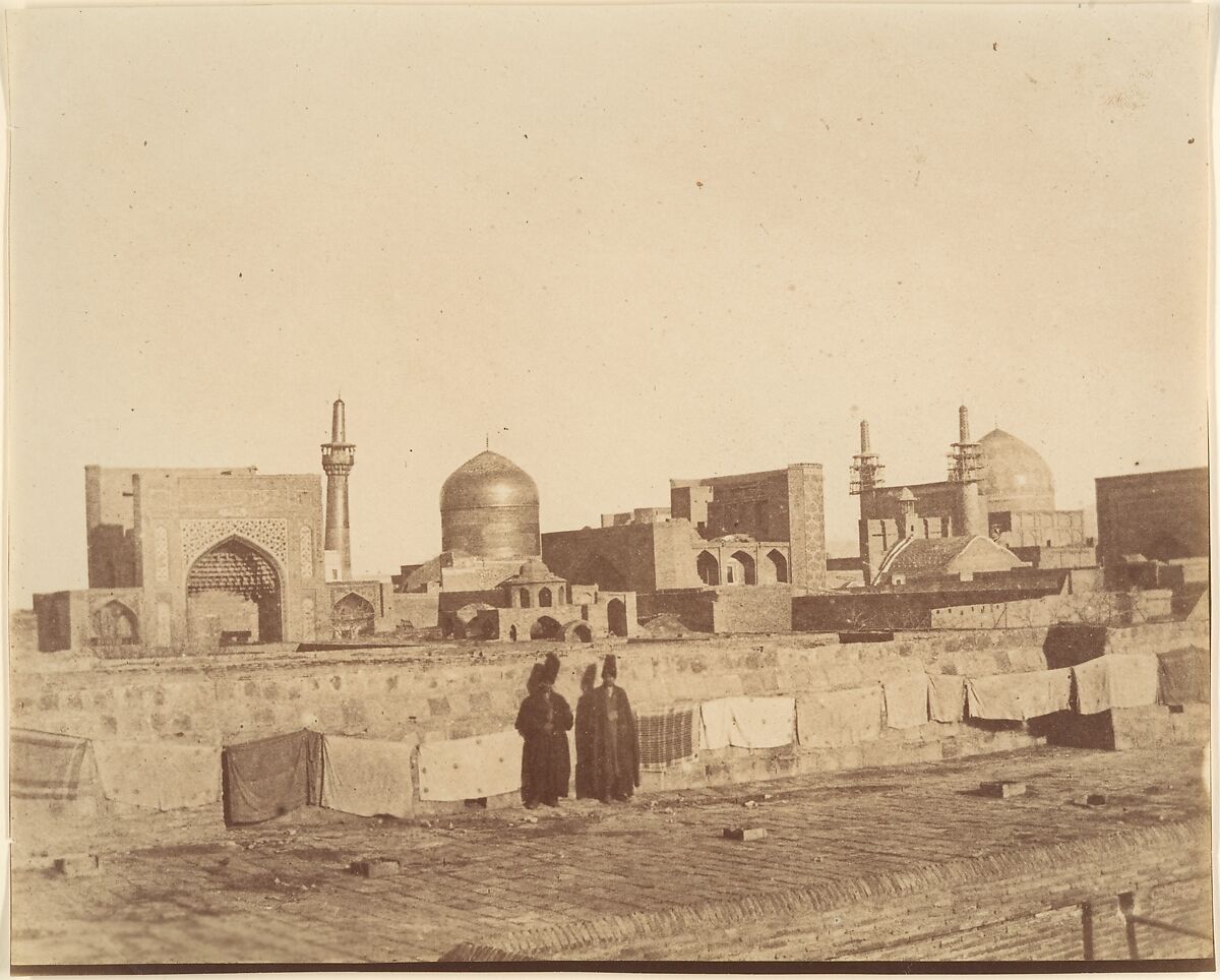 [A General View of MESHED from the roof of a hamam.], Possibly by Luigi Pesce (Italian, 1818–1891), Albumen silver print 