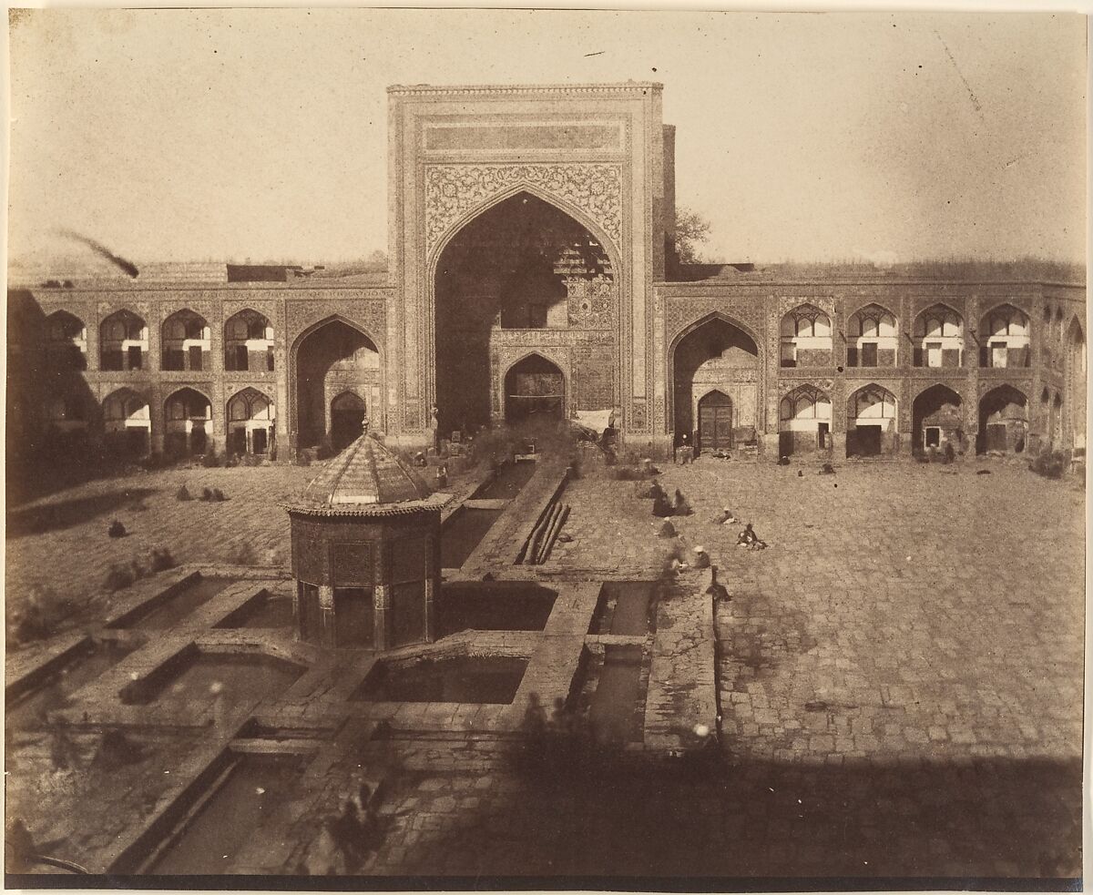 [Principal Gate of MESHED], Possibly by Luigi Pesce (Italian, 1818–1891), Albumen silver print 