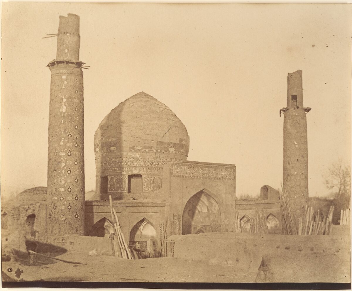 [Mosque of the Shah], Possibly by Luigi Pesce (Italian, 1818–1891), Albumen silver print 
