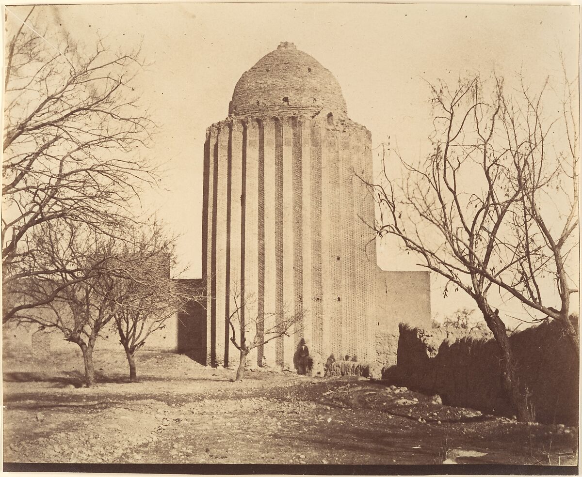 [Bastam, Tomb Tower (built 1313), Khorasan], Possibly by Luigi Pesce (Italian, 1818–1891), Albumen silver print 