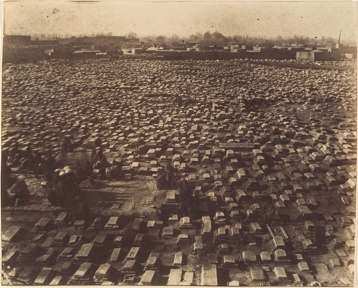 [Cemetry of MESHED], Possibly by Luigi Pesce (Italian, 1818–1891), Albumen silver print 