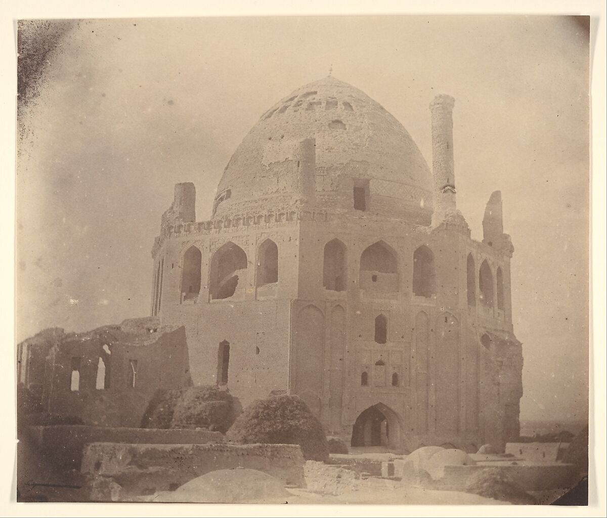 [Mosque at Sultaniye], Possibly by Luigi Pesce (Italian, 1818–1891), Albumen silver print 