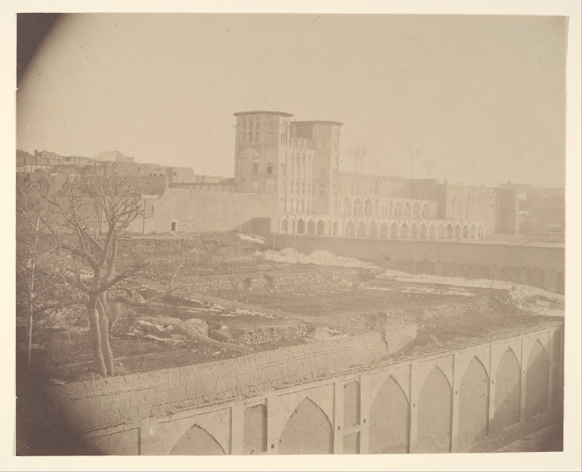 [View of Kermanshah, Capital of Kurdistan], Possibly by Luigi Pesce (Italian, 1818–1891), Salted paper print 