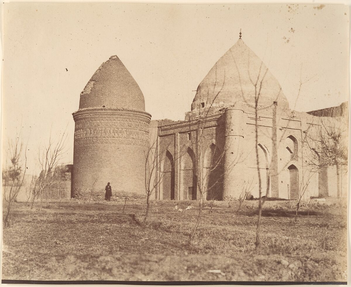 [The Tower of 'Chihil Dukhtaran', Mausoleum of 40 daughters, 1056.], Possibly by Luigi Pesce (Italian, 1818–1891), Albumen silver print 